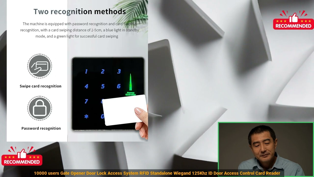 3256805299919040 10000 users Gate Opener Door Lock Access System RFID Standalone Wiegan