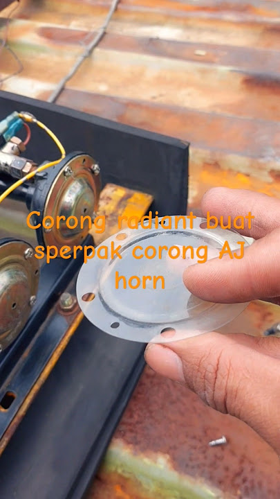 tutorial mengatasi corong suara kejepit dan ngobos#basuri #telolet #viralshort