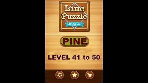 Line Puzzle: String Art Pine Level 41 to 50 Walkthrough | LinePuzzle: String Pine Levels