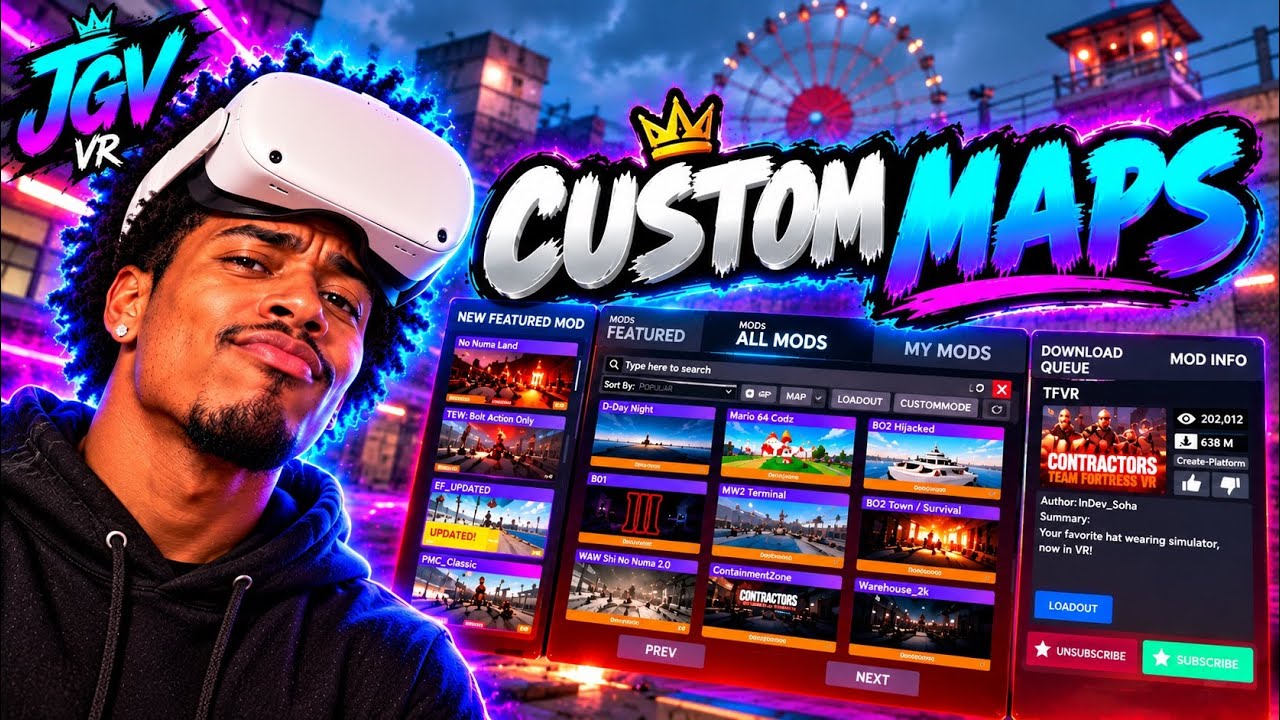 How to Get CUSTOM MAPS in Contractors VR (Quest 2 & 3)