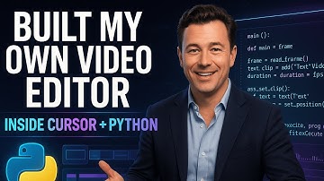 I just built my own video editor… inside Cursor… using Python. Yes, really.