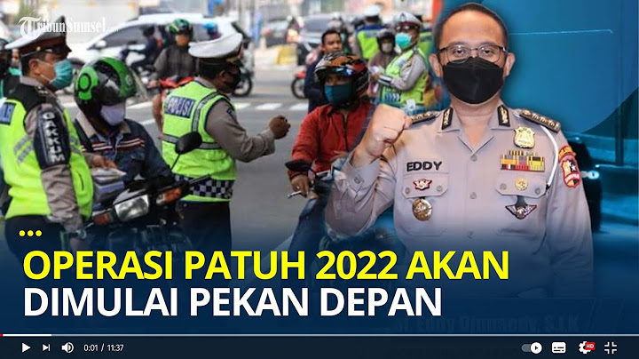 Operasi Patuh 2022 Dilaksanakan Pekan Depan,  Tilang Manual Dihilangkan