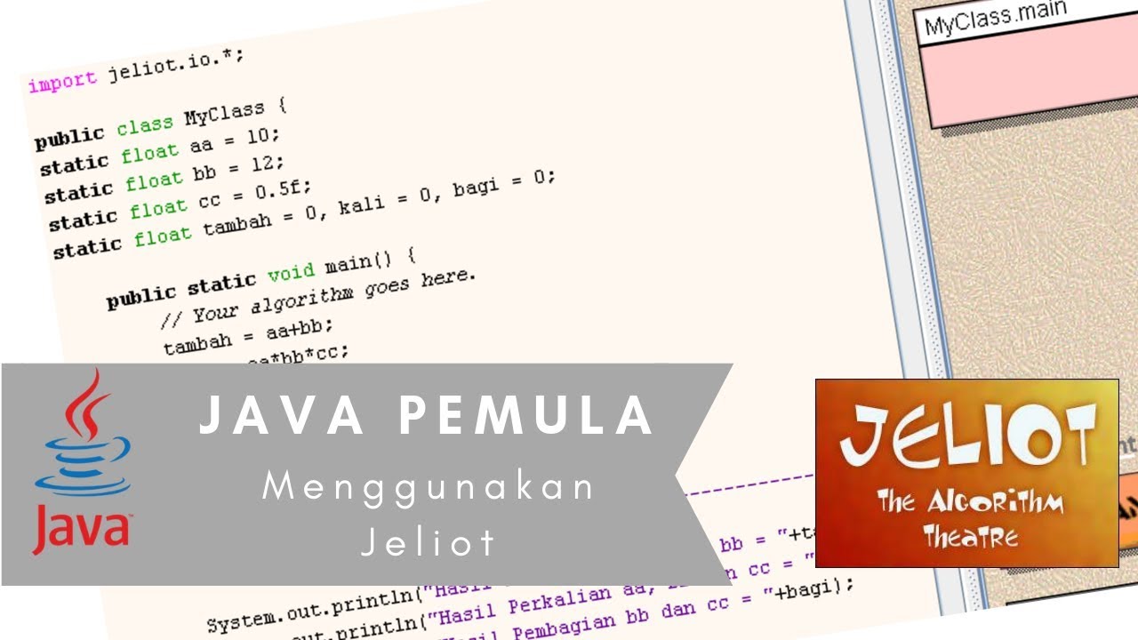 Membuat Program Perhitungan Sederhana Java dengan Jeliot - YouTube