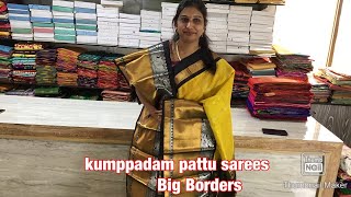 Devi Fashions 42@ Chirala kumppadam Kanchi big borders sarees with prices