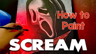 How to Paint Ghostface of Scream