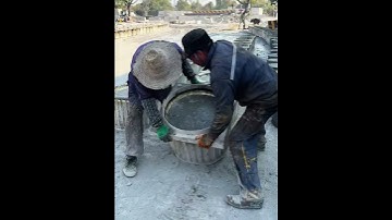 The manufacturing process of cement piers- Good tools and machinery make work easy