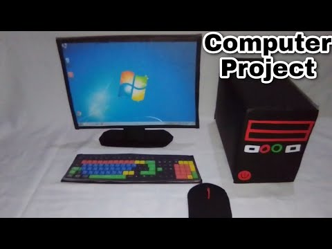 How to make Computer Project at home|| Easy and Beautiful Computer ...