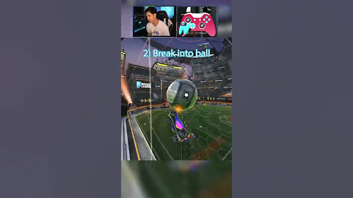 How to soft touch into air dribble - #rocketleague #rl #rlcs