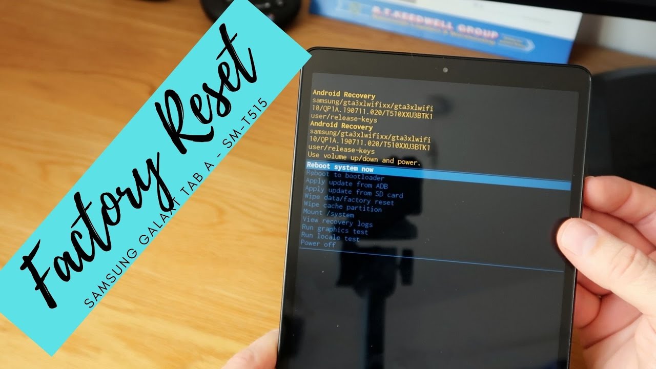 Samsung Galaxy Tab A - SM-T23 Factory Reset/Password Removal
