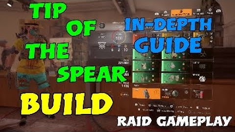 Tip of the Spear Build! In-depth Guide - Division 2 #Division2 #RaidBuild #PS4