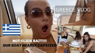 HOW WE ALMOST DIED ON A YACHT | GREECE VLOG & STORYTIME | MOLLYMAE