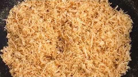 Cách làm CHÀ BÔNG/ RUỐC THỊT HEO ngon, đơn giản