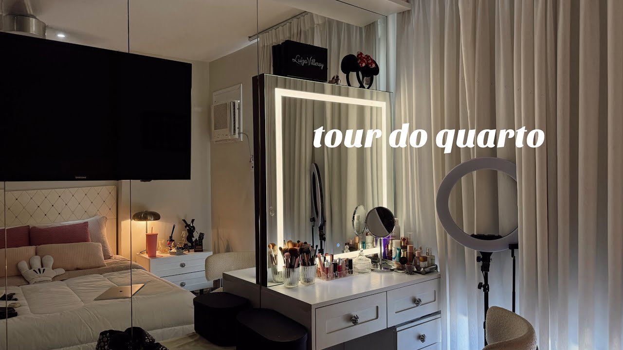 tour pelo meu quarto!