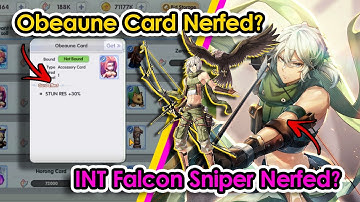[ROX] Obeaune Card Nerfed? INT Falcon Sniper Nerfed? | Ragnarok X Next Generation | King