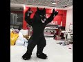 Inflatable werewolf costume