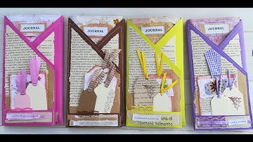 Trifold Tuxedo Pockets/Journal Pockets/Ephemera Folder