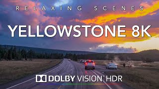 Driving Yellowstone in 8K HDR Dolby Vision  Bozeman Montana to Yellowstone National Park