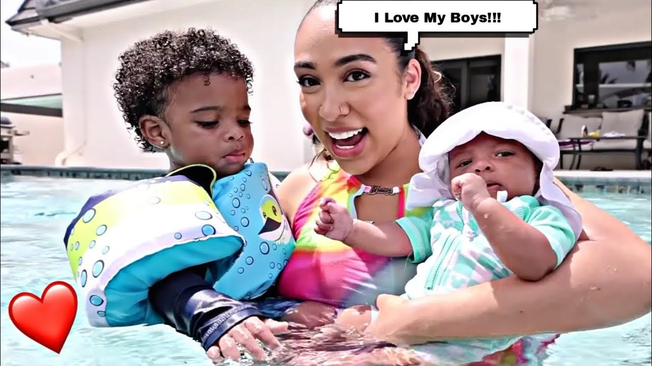 Rissa Having Some Playtime With Baby Saviour And Baby Shine *So Cute ...