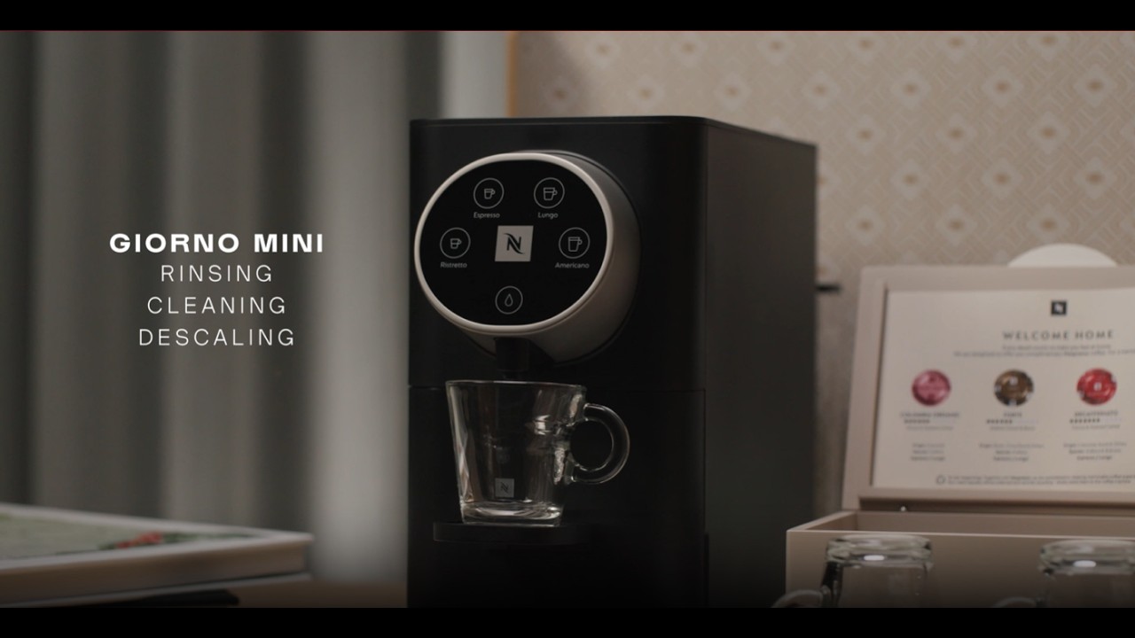 Nespresso Professional - Giorno Mini - Cleaning, Descaling, Emptying