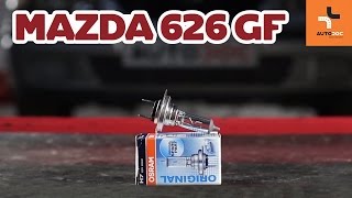 Kaip pakeisti pagrindinio žibinto lemputę Mazda 626 GF PAMOKA | AUTODOC