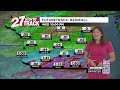 Increasing clouds and shower chances today