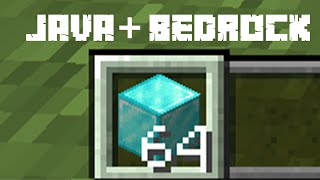 How To Drop A Stack Of Items (Bedrock And Java) - PC