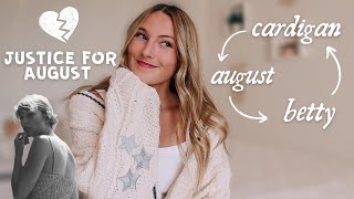 the folklore love triangle explained: cardigan, august \& betty