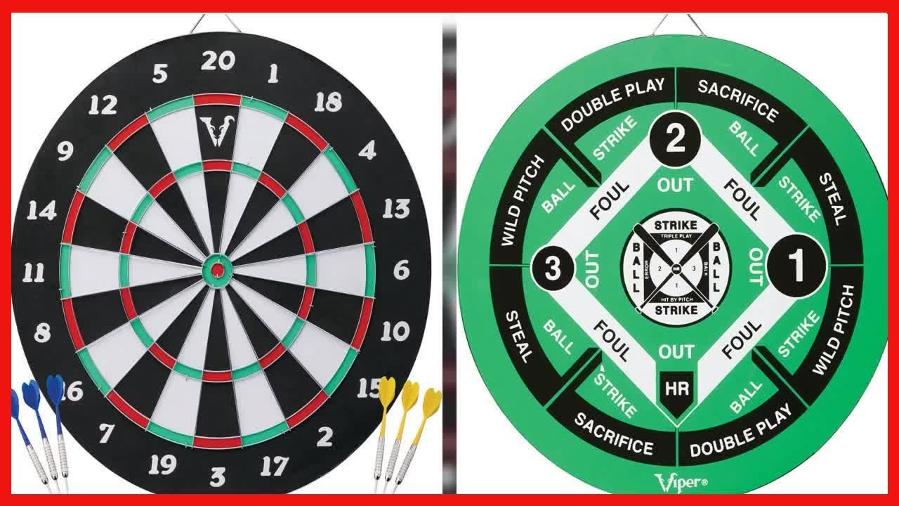 Great product -  Viper Double Play 2-in-1 Baseball Dartboard with Darts