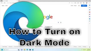 how to turn on dark mode or dark theme in microsoft edge browser