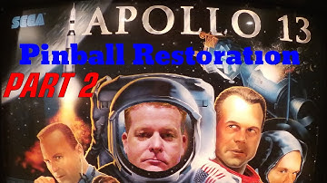 Apollo 13 Pinball Restoration Part 2 - Playfield Teardown. (part 1)