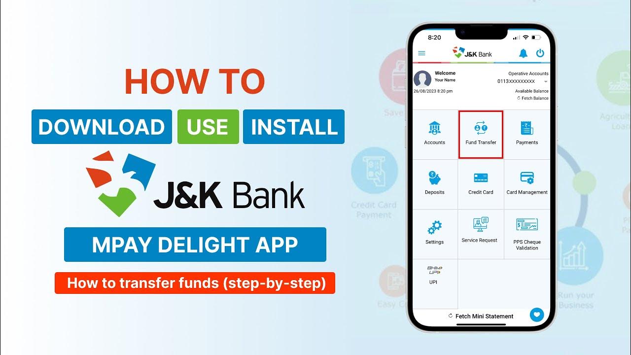 JK Bank Mpay App How to use JK Bank mpay delight app JK bank mpay