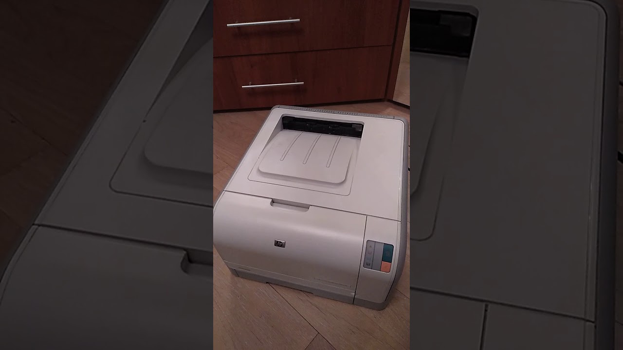 HP Color LaserJet CP1215 - YouTube