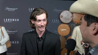 Jacob Lofland Carpet Interview at Paramount+'s Landman Premiere Content