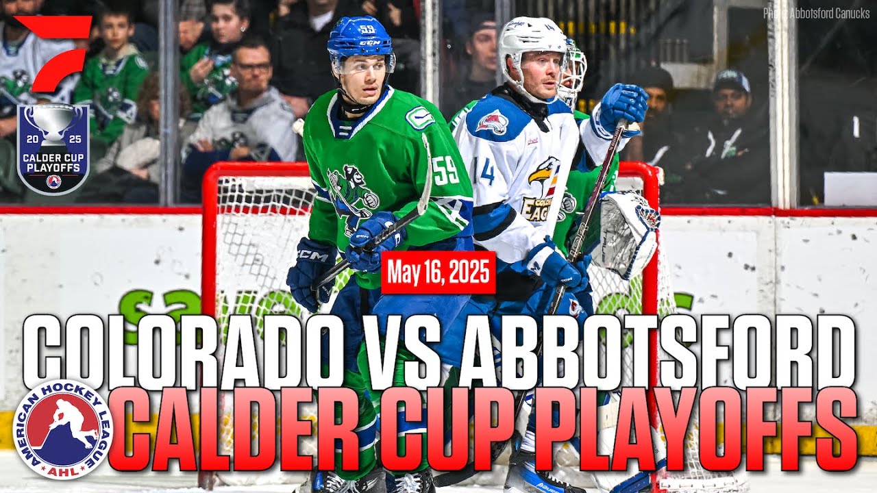 AHL Playoffs Free Live Stream -  Colorado Eagles vs Abbotsford Canucks | FloHockey