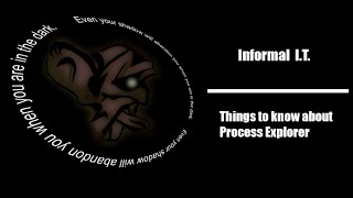 Things to know about Process Explorer