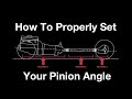 How to properly set up and measure your Pinion Angle on your Muscle Car