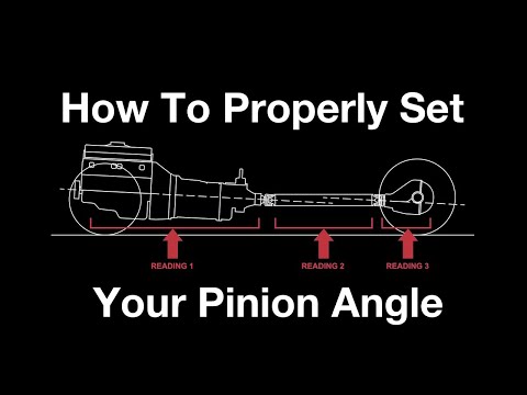 How to properly set up and measure your Pinion Angle on your Muscle Car