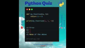 Python Quiz | Day 65 | What is the output of following Python code ?