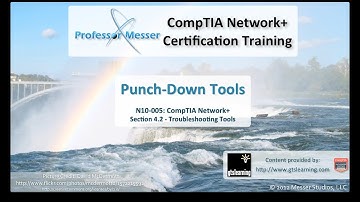 Punch Down Tools - CompTIA Network+ N10-005: 4.2