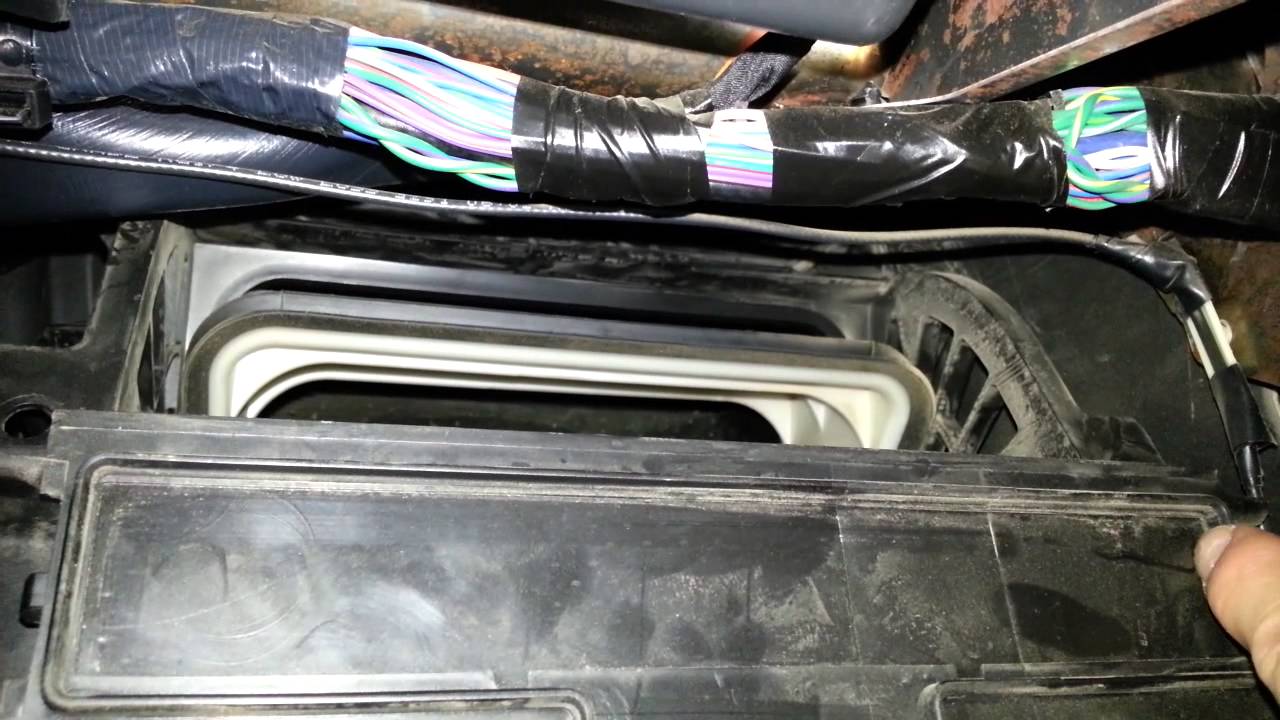 2012 Dodge Ram 1500 - Area To Cut Out To Install Cabin Air Filter Element - YouTube