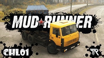SpinTires Mud Runner American Wilds || Challenge 01 || The Rig || Completed with All Bonus Points
