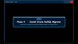 Migrate Data from Amazon DynamoDB to Oracle NoSQL Database Cloud Service