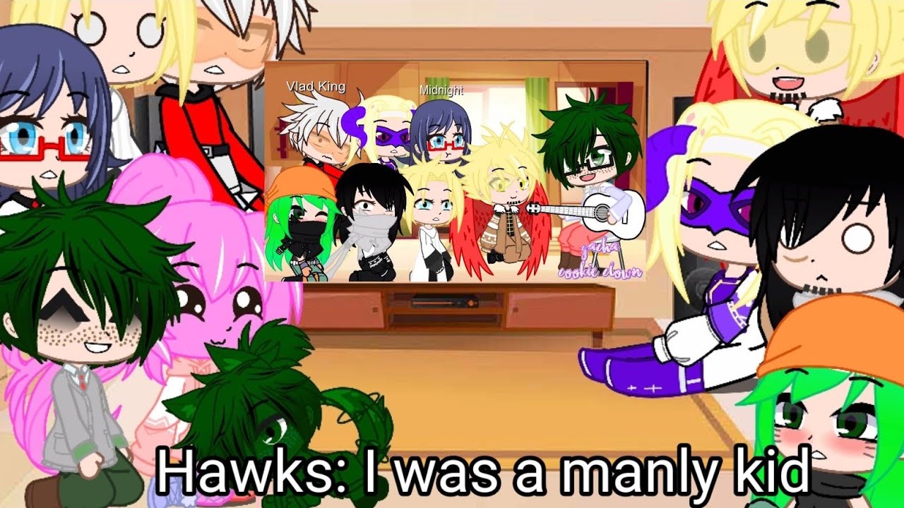 Mha pro hero's react to black bird -gachaclub-