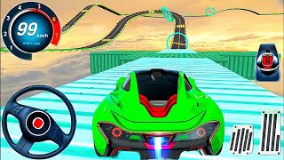 Ramp Car Stunt - Ramp Car Racing 3D - Superhero Car Games 3D - Android Gameplay