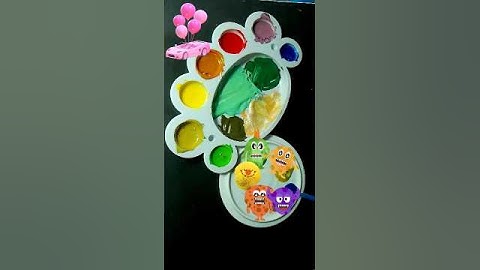 Guess the mixed color of senma bon#오징어게임 #squidgame #squidgame2 #satisfying #colormixing#shorts