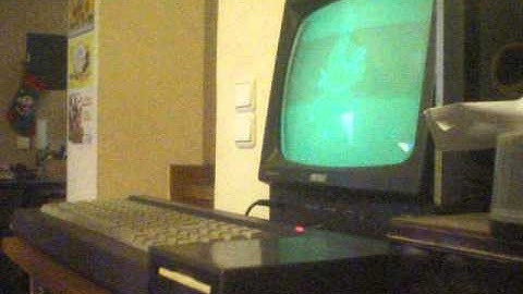 New Years Day (2015) with my old Amstrad CPC 6128