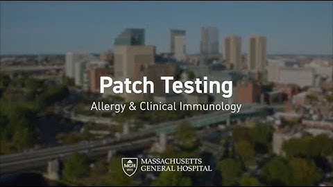 Patch Testing for Contact Dermatitis