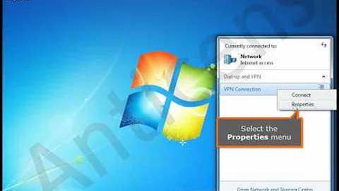 Anticens - Microsoft Windows 7 L2TP/IPsec VPN Connection Setup