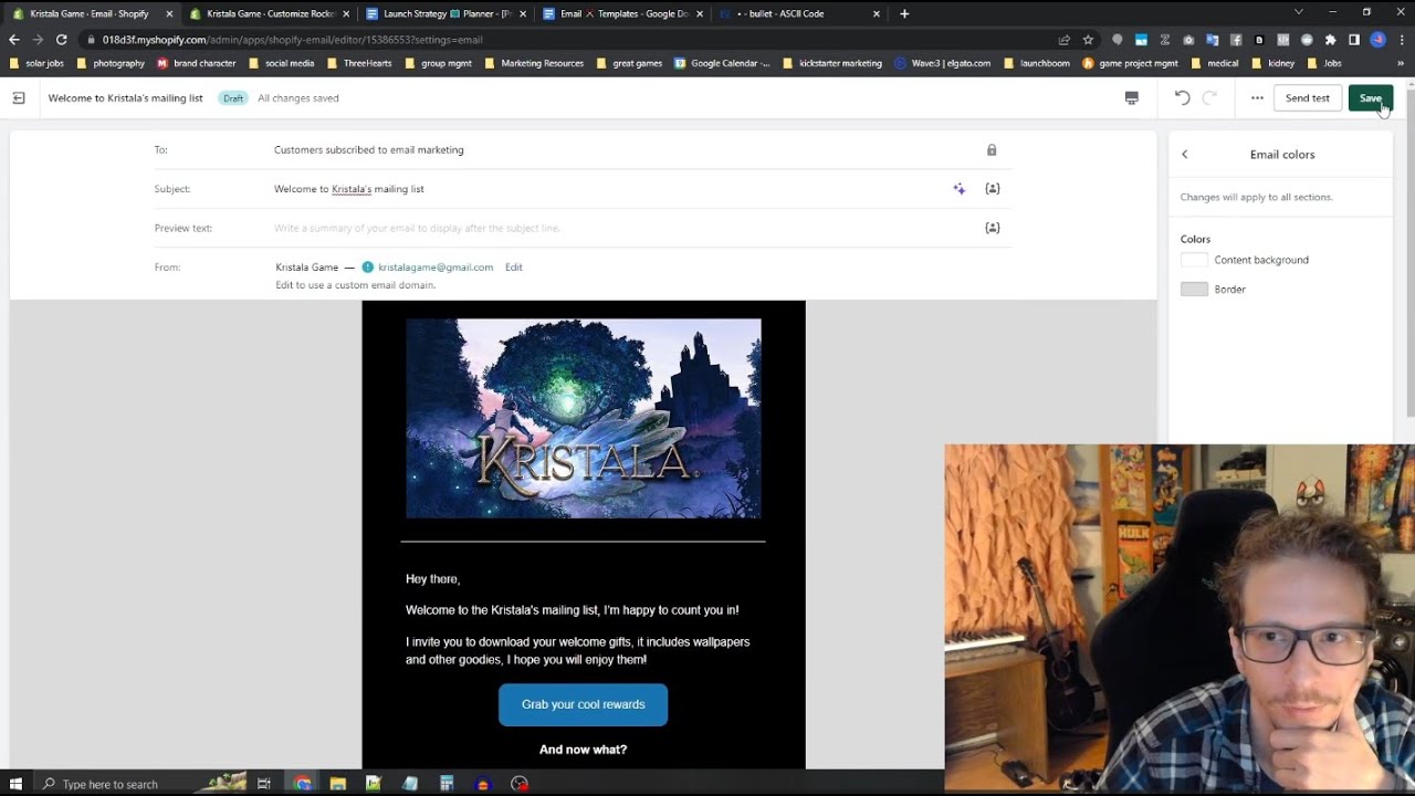 Kickstarter Message Setting up a Welcome Email Sequence for Kickstarter prelaunch - YouTube