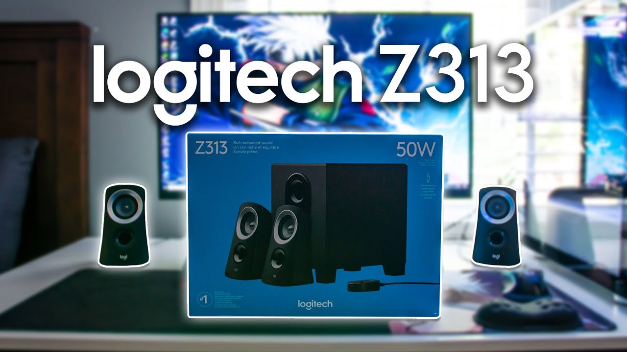 Logitech Z313 Unboxing and Test  Best Budget Speakers for PC! (Subwoofer  Included!) 